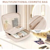 image:imageBAGAIL 8 Set Packing Cubes Luggage Packing Organizers for Travel AccessoriesWhite and Matcha StripeCream