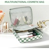 image:imageBAGAIL 8 Set Packing Cubes Luggage Packing Organizers for Travel AccessoriesWhite and Matcha StripeMatcha checkered
