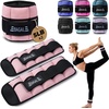 image:imageBAGAIL Ankle Wrist Weights for Women amp Men Set of 2 Available in 0512345 lb Each Wearable Leg Arm Weights with Sleek Design amp Secure Fit for Walking Running Pilates Home FitnessSoft Pink