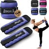 image:imageBAGAIL Ankle Wrist Weights for Women amp Men Set of 2 Available in 0512345 lb Each Wearable Leg Arm Weights with Sleek Design amp Secure Fit for Walking Running Pilates Home FitnessPurple