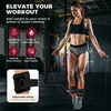 image:imageBAGAIL Ankle Wrist Weights for Women amp Men Set of 2 Available in 0512345 lb Each Wearable Leg Arm Weights with Sleek Design amp Secure Fit for Walking Running Pilates Home FitnessBlack