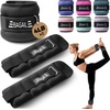 image:imageBAGAIL Ankle Wrist Weights for Women amp Men Set of 2 Available in 0512345 lb Each Wearable Leg Arm Weights with Sleek Design amp Secure Fit for Walking Running Pilates Home FitnessBlack