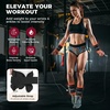 image:imageBAGAIL Ankle Wrist Weights for Women amp Men Set of 2 Available in 0512345 lb Each Wearable Leg Arm Weights with Sleek Design amp Secure Fit for Walking Running Pilates Home FitnessBlack