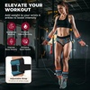 image:imageBAGAIL Ankle Wrist Weights for Women amp Men Set of 2 Available in 0512345 lb Each Wearable Leg Arm Weights with Sleek Design amp Secure Fit for Walking Running Pilates Home FitnessBlue