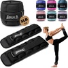 image:imageBAGAIL Ankle Wrist Weights for Women amp Men Set of 2 Available in 0512345 lb Each Wearable Leg Arm Weights with Sleek Design amp Secure Fit for Walking Running Pilates Home FitnessBlack