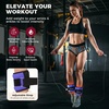 image:imageBAGAIL Ankle Wrist Weights for Women amp Men Set of 2 Available in 0512345 lb Each Wearable Leg Arm Weights with Sleek Design amp Secure Fit for Walking Running Pilates Home FitnessPurple