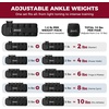 image:imageBAGAIL Ankle Wrist Weights for Women amp Men Set of 2 Available in 0512345 lb Each Wearable Leg Arm Weights with Sleek Design amp Secure Fit for Walking Running Pilates Home FitnessLilac