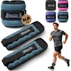 image:imageBAGAIL Ankle Wrist Weights for Women amp Men Set of 2 Available in 0512345 lb Each Wearable Leg Arm Weights with Sleek Design amp Secure Fit for Walking Running Pilates Home FitnessBlue