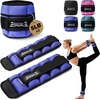 image:imageBAGAIL Ankle Wrist Weights for Women amp Men Set of 2 Available in 0512345 lb Each Wearable Leg Arm Weights with Sleek Design amp Secure Fit for Walking Running Pilates Home FitnessPurple