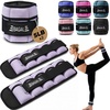 image:imageBAGAIL Ankle Wrist Weights for Women amp Men Set of 2 Available in 0512345 lb Each Wearable Leg Arm Weights with Sleek Design amp Secure Fit for Walking Running Pilates Home FitnessLilac