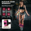 image:imageBAGAIL Ankle Wrist Weights for Women amp Men Set of 2 Available in 0512345 lb Each Wearable Leg Arm Weights with Sleek Design amp Secure Fit for Walking Running Pilates Home FitnessPink