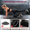 image:imageBAGAIL Ankle Wrist Weights for Women amp Men Set of 2 Available in 0512345 lb Each Wearable Leg Arm Weights with Sleek Design amp Secure Fit for Walking Running Pilates Home FitnessBlack