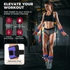 image:imageBAGAIL Ankle Wrist Weights for Women amp Men Set of 2 Available in 0512345 lb Each Wearable Leg Arm Weights with Sleek Design amp Secure Fit for Walking Running Pilates Home FitnessPurple