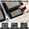 image:imageBAGAIL 4 Set6 Set8 Set Compression Packing Cubes Travel Accessories Expandable Packing Organizers Half Mesh 6Black Floral05Jet Black
