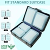 image:imageBAGAIL 4 Set6 Set8 Set Compression Packing Cubes Travel Accessories Expandable Packing Organizers Half Mesh 6Black Floral06Dusty Blue