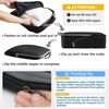 image:imageBAGAIL 4 Set6 Set8 Set Compression Packing Cubes Travel Accessories Expandable Packing Organizers Half Mesh 6Black Floral4Black