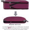 image:imageBAGAIL 4 Set6 Set8 Set Compression Packing Cubes Travel Accessories Expandable Packing Organizers Half Mesh 6Black Floral4Burgundy