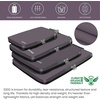 image:imageBAGAIL 4 Set6 Set8 Set Compression Packing Cubes Travel Accessories Expandable Packing Organizers Half Mesh 6Black Floral4Dark Greyish