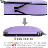 image:imageBAGAIL 4 Set6 Set8 Set Compression Packing Cubes Travel Accessories Expandable Packing Organizers Half Mesh 6Black Floral4Lavender