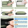 image:imageBAGAIL 4 Set6 Set8 Set Compression Packing Cubes Travel Accessories Expandable Packing Organizers Half Mesh 6Black Floral4Matcha Green