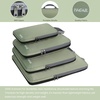 image:imageBAGAIL 4 Set6 Set8 Set Compression Packing Cubes Travel Accessories Expandable Packing Organizers Half Mesh 6Black Floral4Matcha Green