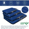 image:imageBAGAIL 4 Set6 Set8 Set Compression Packing Cubes Travel Accessories Expandable Packing Organizers Half Mesh 6Black Floral4Navy