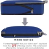 image:imageBAGAIL 4 Set6 Set8 Set Compression Packing Cubes Travel Accessories Expandable Packing Organizers Half Mesh 6Black Floral4Navy