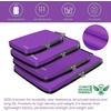 image:imageBAGAIL 4 Set6 Set8 Set Compression Packing Cubes Travel Accessories Expandable Packing Organizers Half Mesh 6Black Floral4Purple