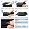 image:imageBAGAIL 4 Set6 Set8 Set Compression Packing Cubes Travel Accessories Expandable Packing Organizers Half Mesh 6Black Floral6Black