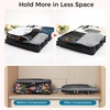 image:imageBAGAIL 4 Set6 Set8 Set Compression Packing Cubes Travel Accessories Expandable Packing Organizers Half Mesh 6Black Floral6Black Floral