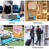 image:imageBAGAIL 4 Set6 Set8 Set Compression Packing Cubes Travel Accessories Expandable Packing Organizers Half Mesh 6Black Floral6Blue
