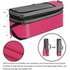 image:imageBAGAIL 4 Set6 Set8 Set Compression Packing Cubes Travel Accessories Expandable Packing Organizers Half Mesh 6Black Floral6Fuchsia