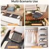 image:imageBAGAIL 4 Set6 Set8 Set Compression Packing Cubes Travel Accessories Expandable Packing Organizers Half Mesh 6Black Floral6Khaki Checkered