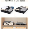 image:imageBAGAIL 4 Set6 Set8 Set Compression Packing Cubes Travel Accessories Expandable Packing Organizers Half Mesh 6Black Floral6Khaki Checkered