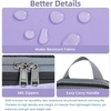 image:imageBAGAIL 4 Set6 Set8 Set Compression Packing Cubes Travel Accessories Expandable Packing Organizers Half Mesh 6Black Floral6Lavender