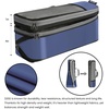 image:imageBAGAIL 4 Set6 Set8 Set Compression Packing Cubes Travel Accessories Expandable Packing Organizers Half Mesh 6Black Floral6Navy
