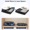 image:imageBAGAIL 4 Set6 Set8 Set Compression Packing Cubes Travel Accessories Expandable Packing Organizers Half Mesh 6Black Floral6Navy Leaf