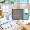 image:imageBAGAIL 4 Set6 Set8 Set Compression Packing Cubes Travel Accessories Expandable Packing Organizers Half Mesh 6Black Floral8Dusty Blue