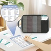 image:imageBAGAIL 4 Set6 Set8 Set Compression Packing Cubes Travel Accessories Expandable Packing Organizers Half Mesh 6Black Floral8Jet Black
