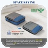image:imageBAGAIL 4 Set6 Set8 Set Compression Packing Cubes Travel Accessories Expandable Packing Organizers Half Mesh 6Black Floral8Navy