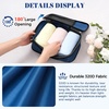 image:imageBAGAIL 4 Set6 Set8 Set Compression Packing Cubes Travel Accessories Expandable Packing Organizers Half Mesh 6Black Floral8Navy