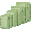 image:imageBAGAIL 4 Set6 Set8 Set Compression Packing Cubes Travel Accessories Expandable Packing Organizers Half Mesh 6Black Floral06Matcha Green