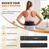 image:imageBAGAIL Adjustable Weighted Belt for Walking amp Rucking  4LBS  8LBS  10LBS  No Shoulder or Chest Strain Slim NonSlip Resistance Belt Removable Weights for Women amp Men Bone Density amp Core FitnessLarge10LB3844in